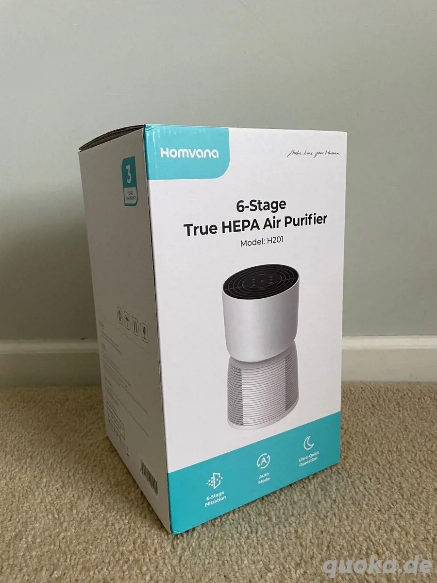 Neu Luftreiniger Allergiker, H13 HEPA Filter Gegen 99,97% von Staub Schimmel Pollen Staub Gerüche