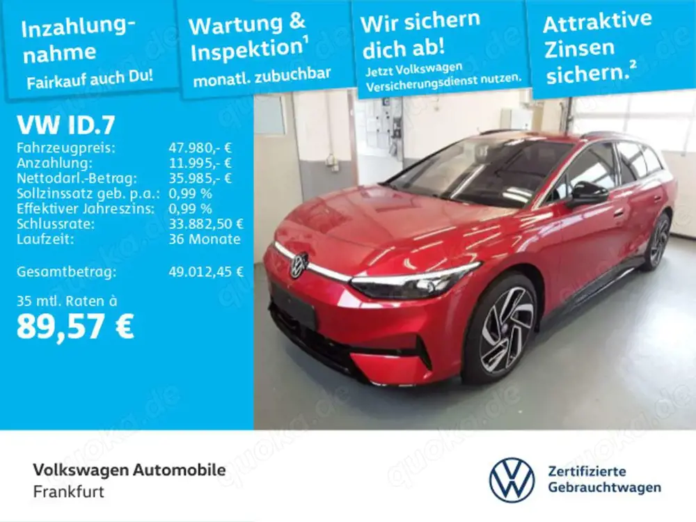 Volkswagen ID.7 Tourer Pro Navi AHK IQ.LIGHT - LED-Matrix-S