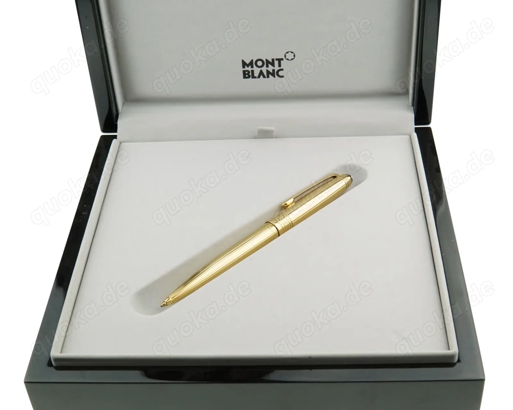 Montblanc Meisterstück Solitaire 750er Solid Gold Kugelschreiber No164 Classique