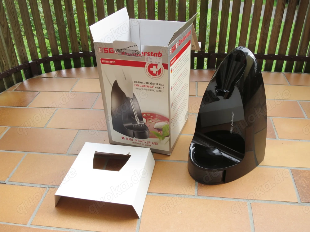 ESGE Zauberstab Basis, Zauberbasis, schwarz, neuwertig