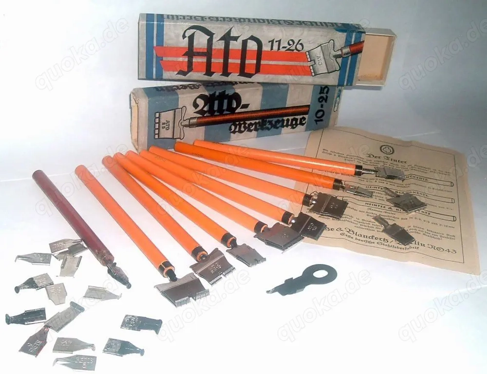 Ato Plakatfedern, der Tinter, Hiero Rhode