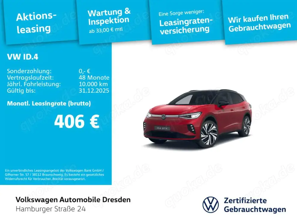 Volkswagen ID.4 GTX IQ.LIGHT AHZV AR-HUD HARMAN PANORAMA
