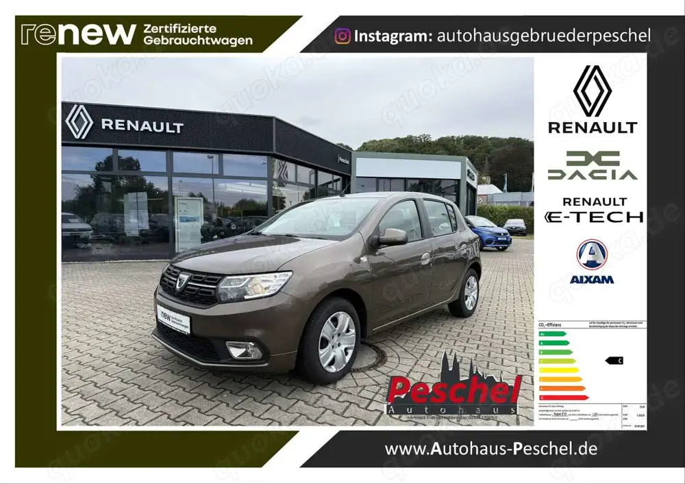 Dacia Sandero Comfort Blue dCi 95 Navi PDC WR Klima