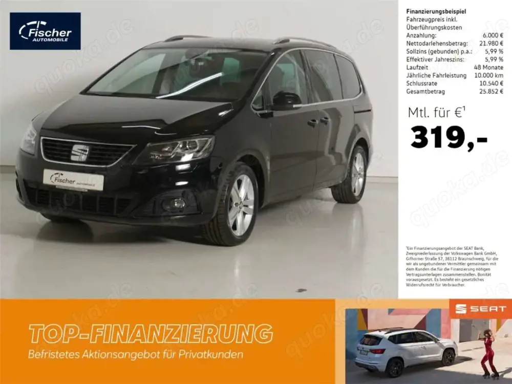 SEAT Alhambra 2.0 TDI DSG XCELLENCE NAV/Xenon/ACC/RFK