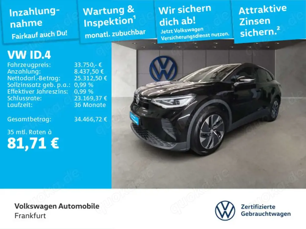 Volkswagen ID.4 Pure Performance mit Infotainment-Paket Nav
