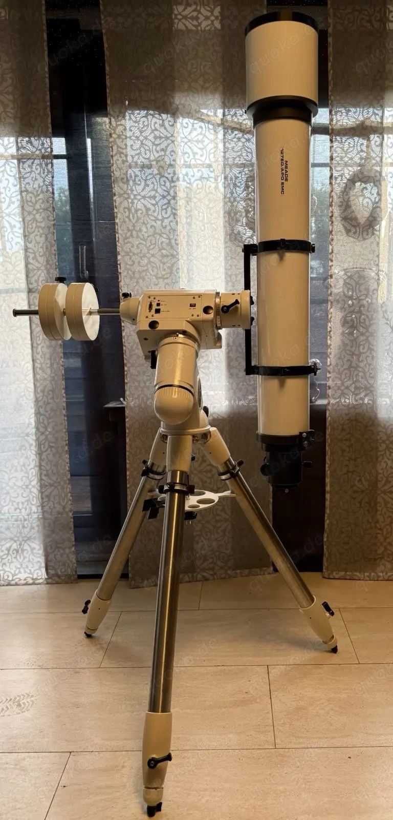 Meade ED APO 127, mit Skywatcher EQ6-Pro 