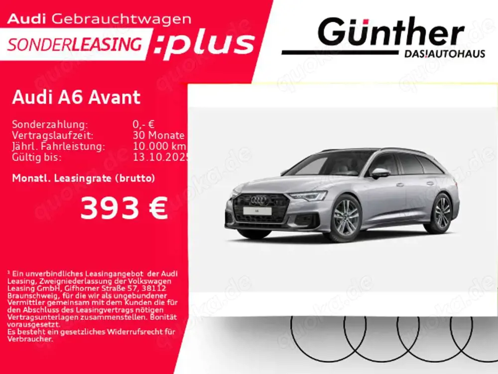 Audi A6 45 TFSI S LINE QUATTRO+WINTERRÄD+PANORA