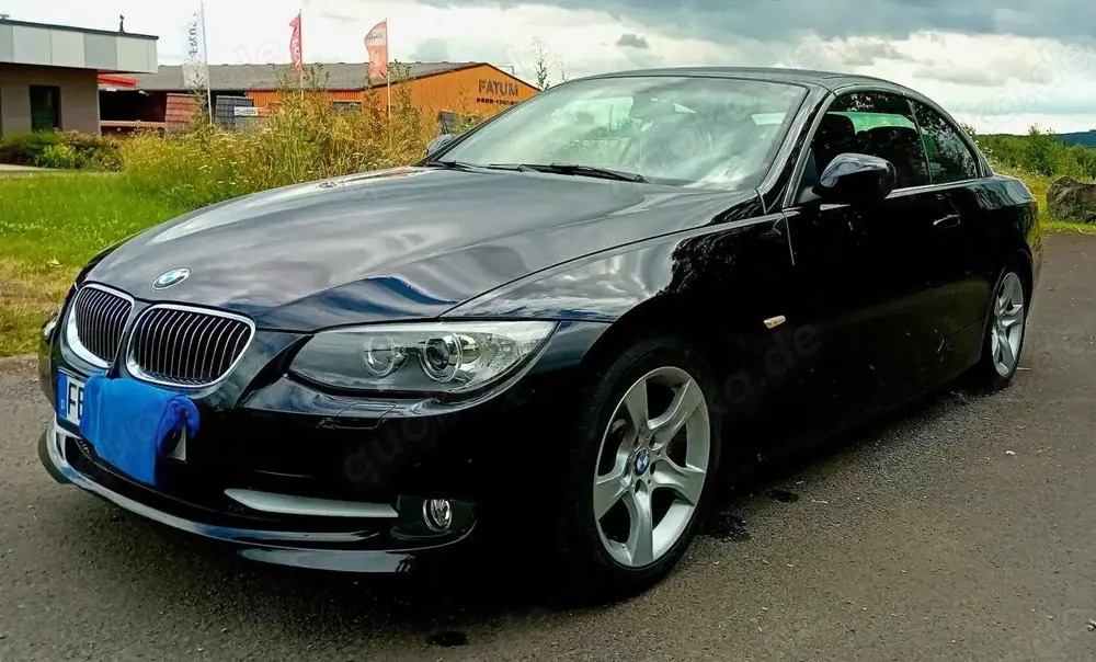 BMW 325 325i Cabrio - all black - AHK - Soundsystem