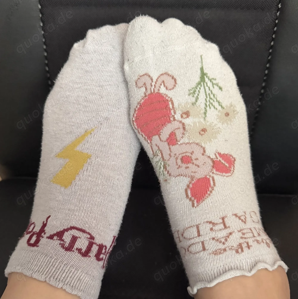Süße getragene Socken 