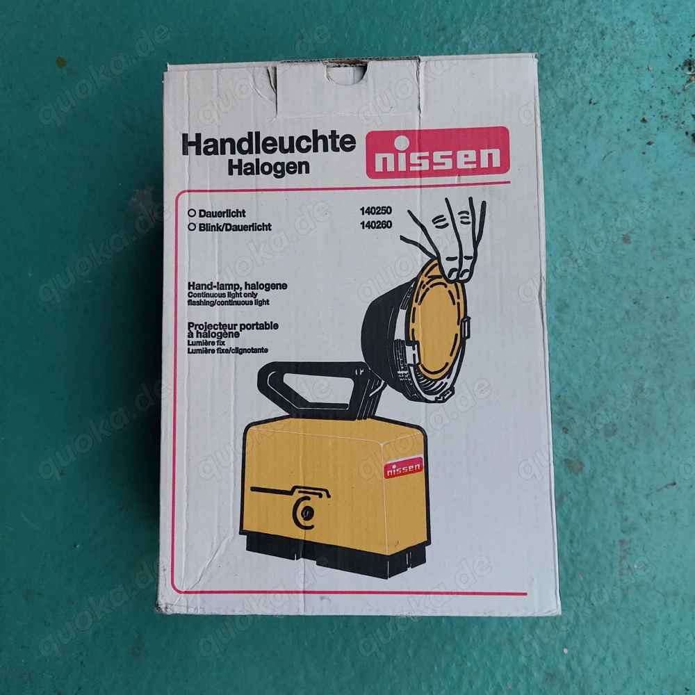  2 mal   Nissen Halogenstrahler