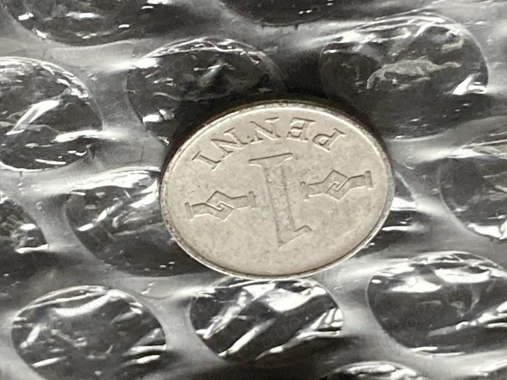 Münze Münzen Umlaufmünze Finnland 1 Penni 1970