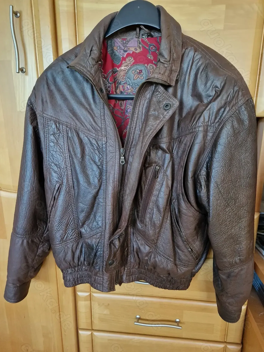 Herren-Lederjacke (Braun)