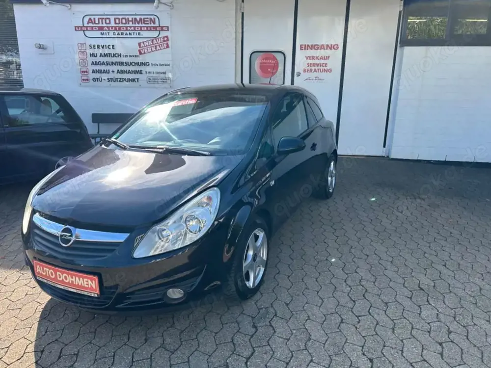 Opel Corsa D Edition Schwarz