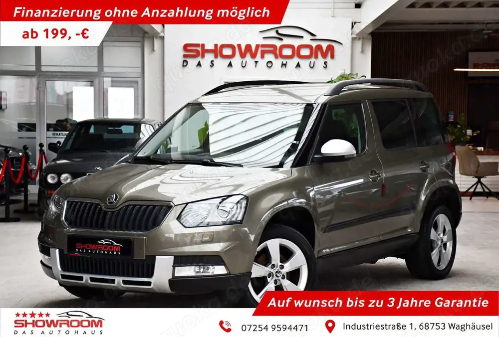 Skoda Yeti Ambition Outdoor 4x4 Allrad DSG Ahk 1.Hand