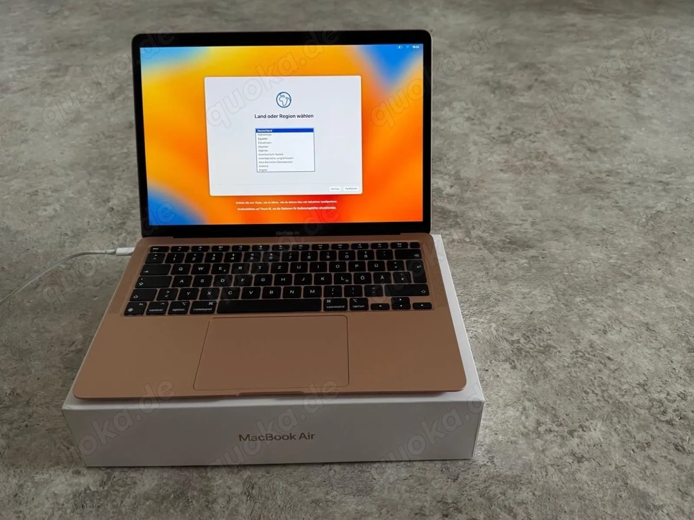 MacBook Air M1 (2020)   94 % Akku   Rose Gold   Top Zustand