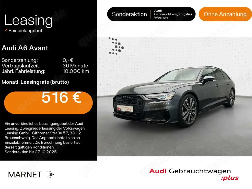 Audi A6 Design 50 TDi quattro S line*Navi*Matri