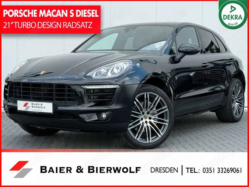 Porsche Macan S Diesel PANO AHK 21''FELGEN PDLS+