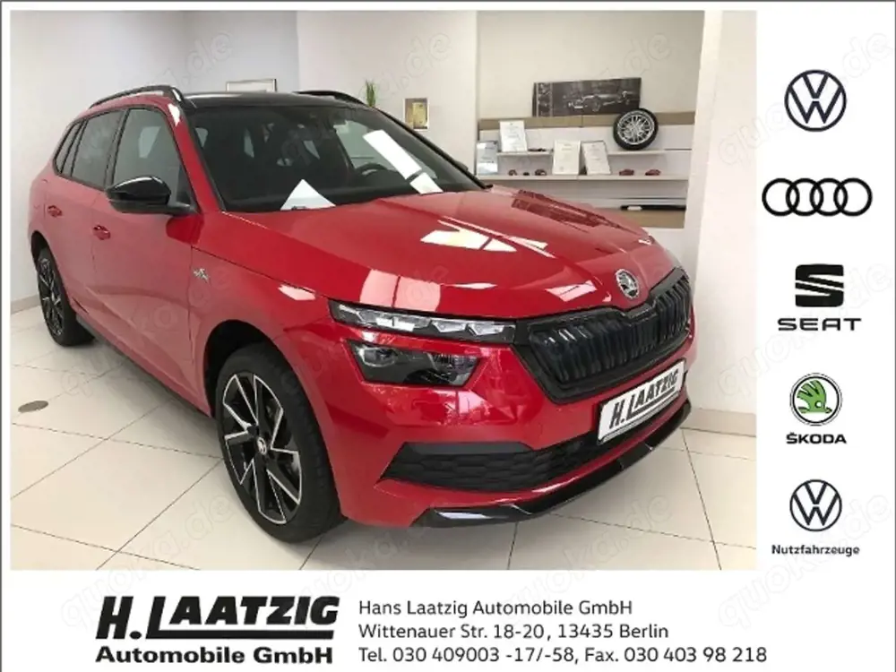 Skoda Kamiq 1.5 TSI DSG Monte Carlo