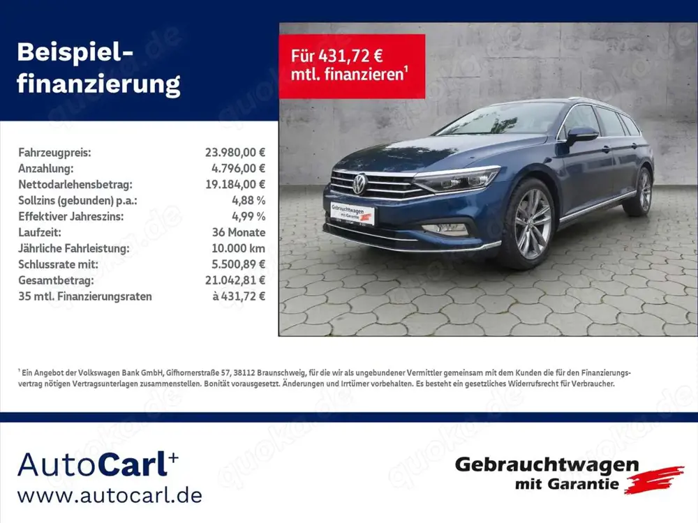 Volkswagen Passat Variant Elegance 4M 2.0TDI DSG/Matrix/Navi/AHK/RFK Allrad