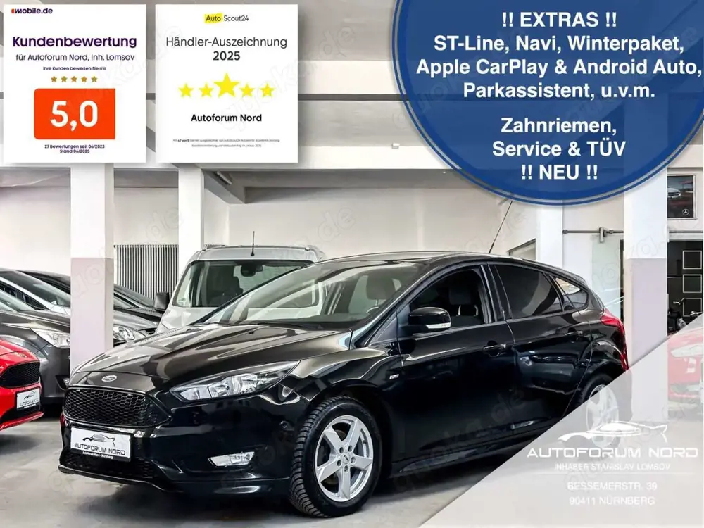 Ford Focus Lim. ST-Line *NEU ZAHNRIEMEN+SERVICE*
