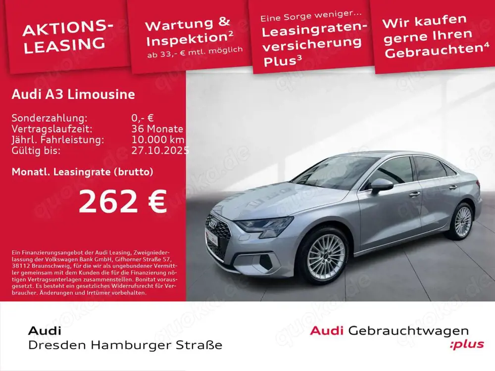 Audi A3 35 TFSI advanced S tronic