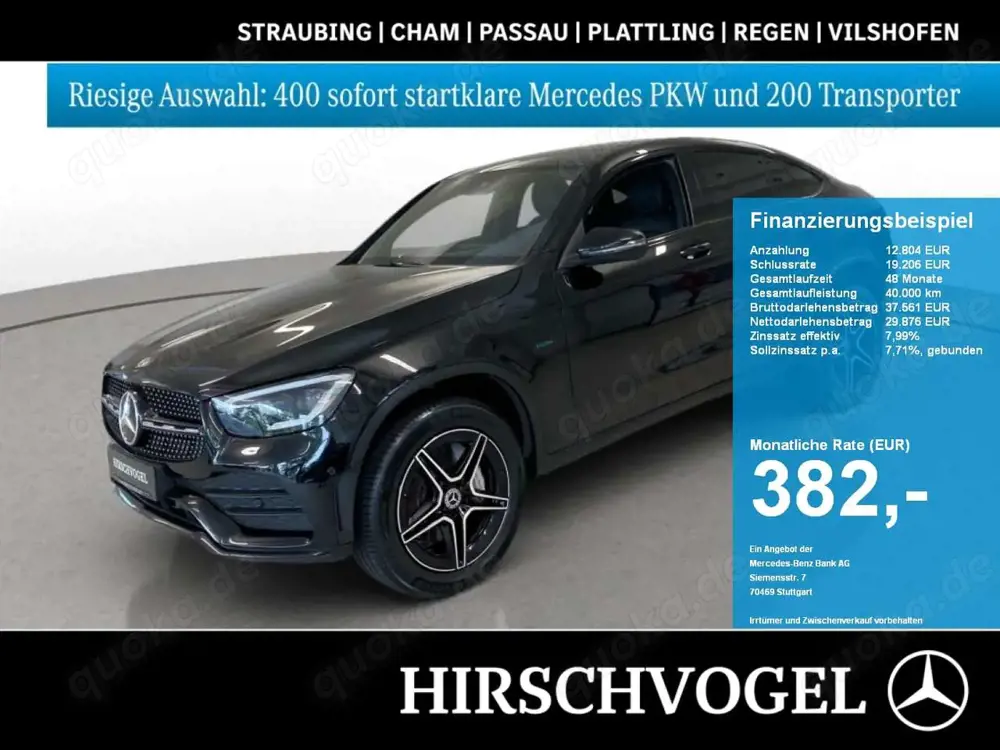 Mercedes-Benz GLC 300 de 4M AMG-Line+Night+MULTIBEAM+MBUX+Navi