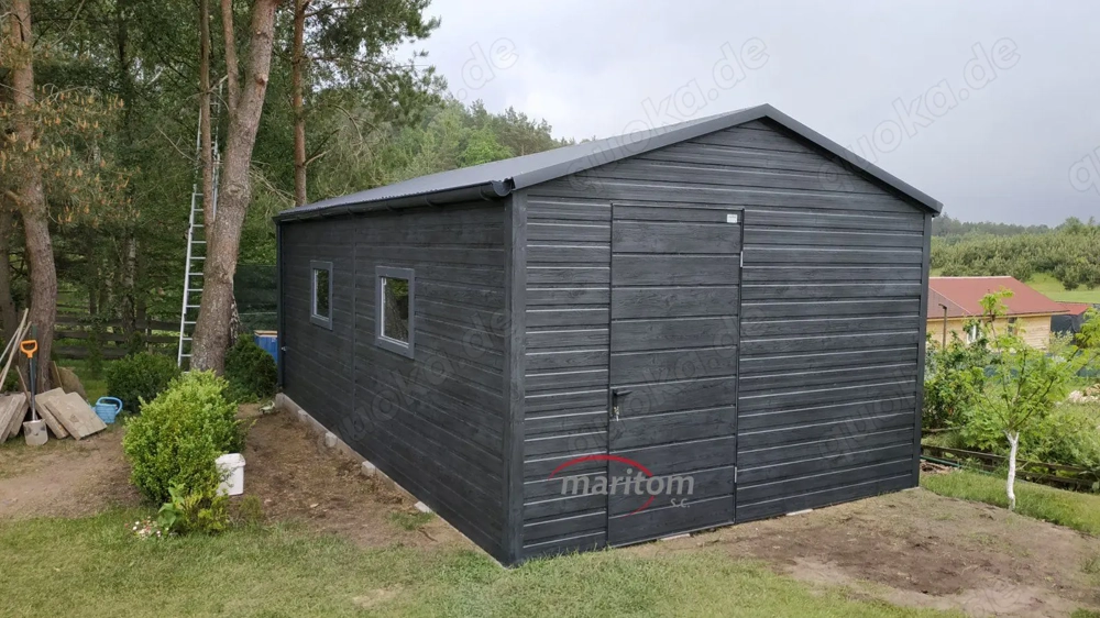   Blechgarage Premium nach Maß Schuppen2,95x5  
