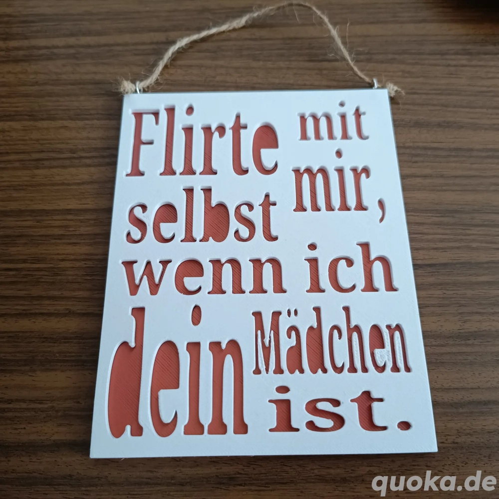 Bild mit Spruch 