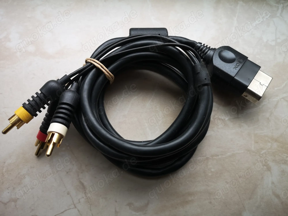 Original Microsoft XBOX Classic Audio Video Zubehör Kabel