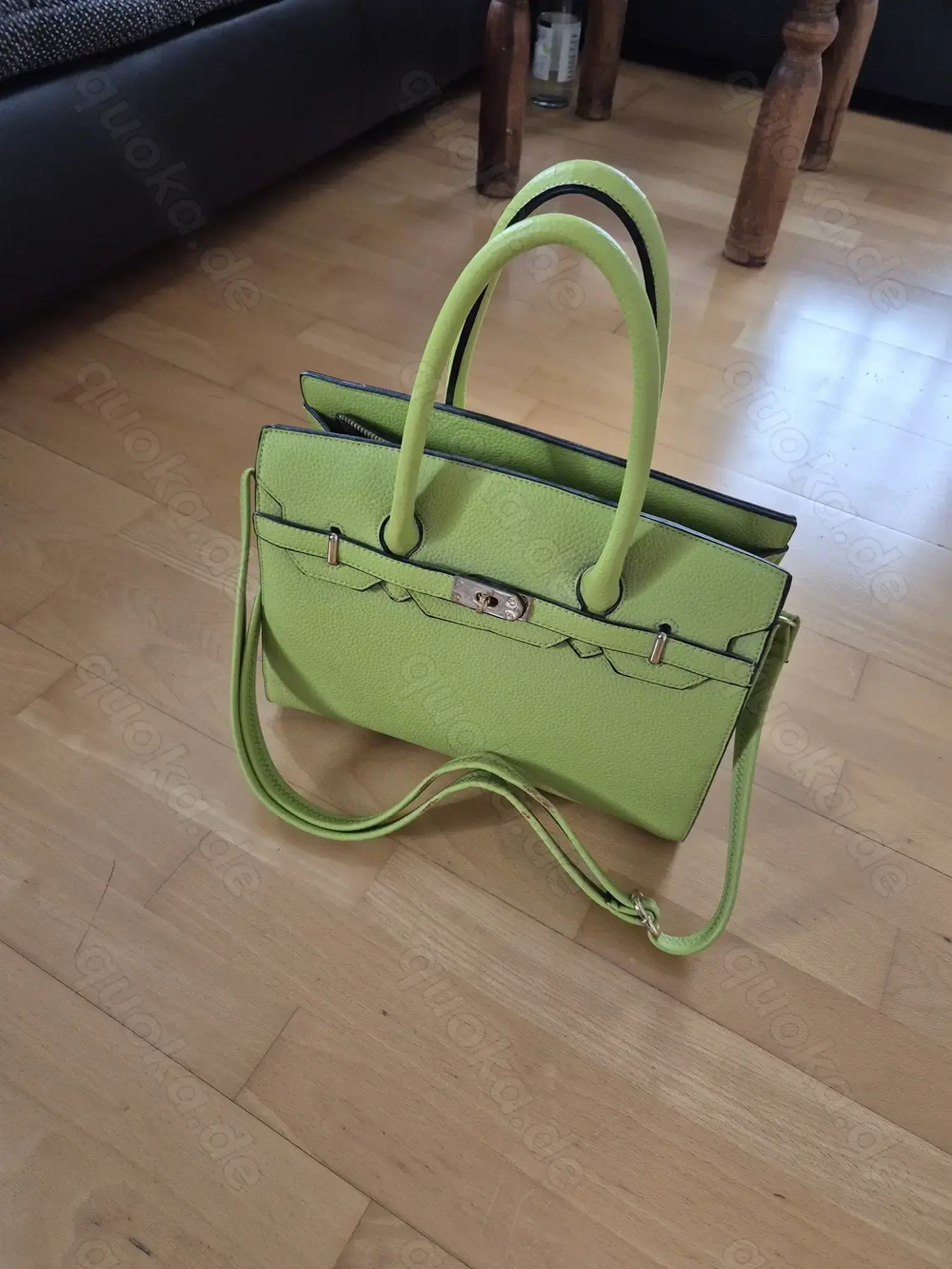 Handtasche Leder grün Handtasche Leder grün