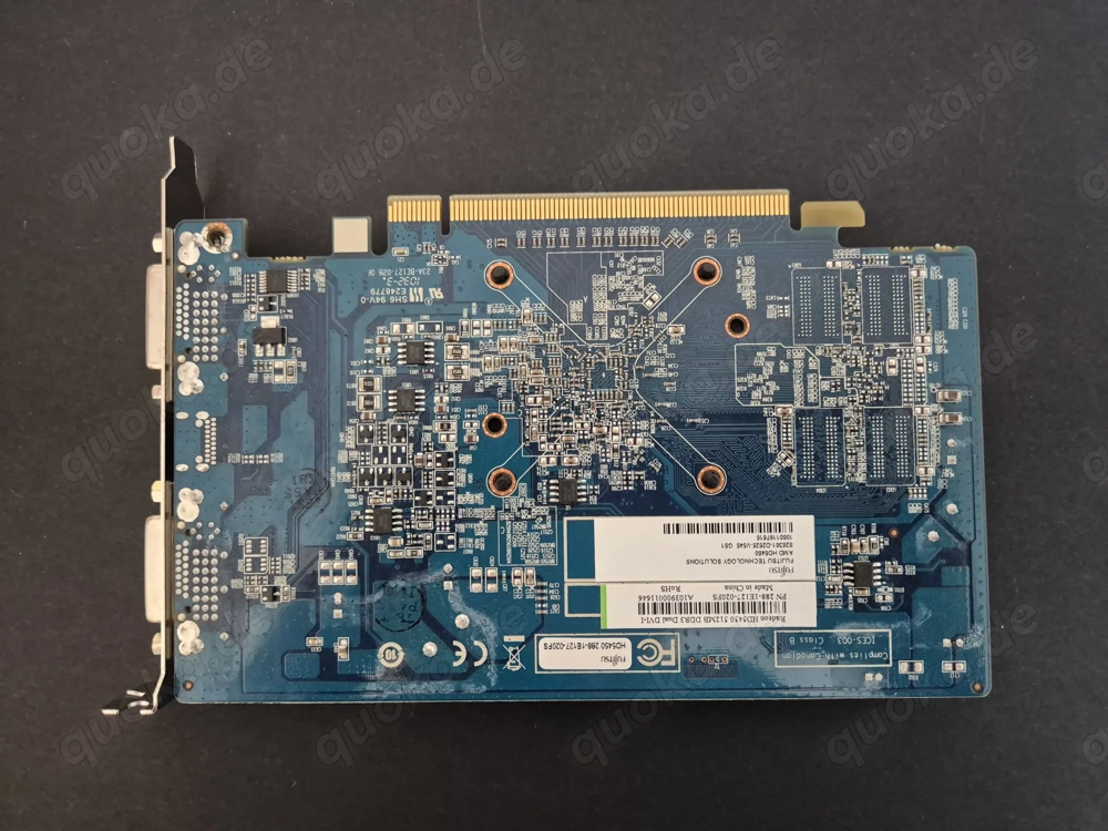 PC Grafigkarte Rodeon HD5450 DDR-3 Dual DVi