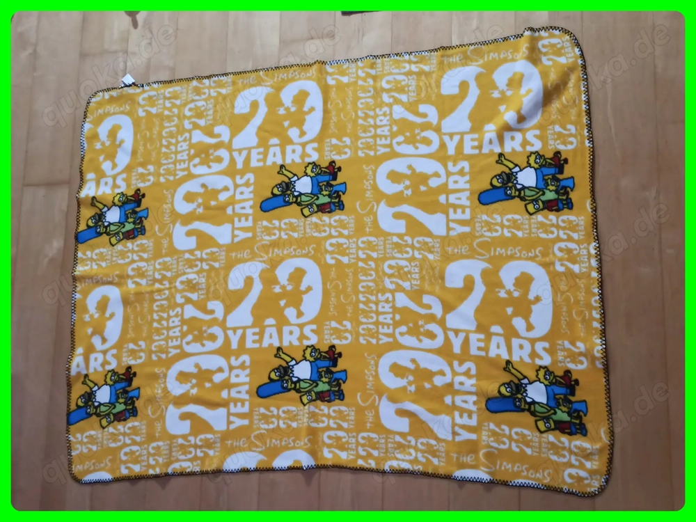 Simpson Decke 170cm x 130cm