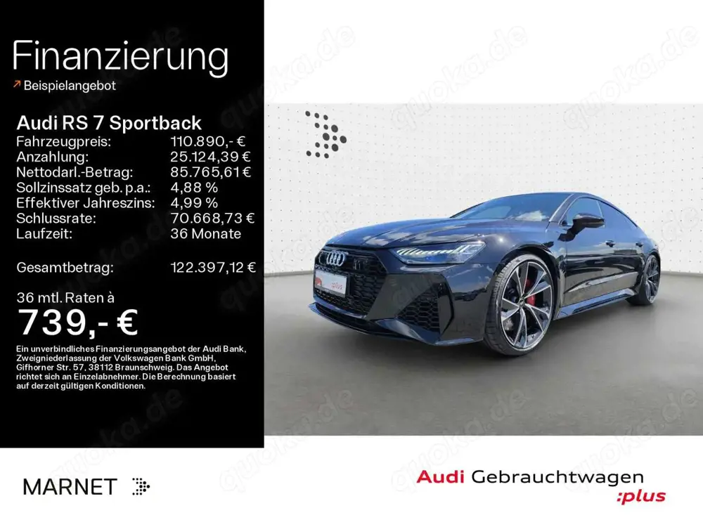 Audi RS7 performance quattro*Navi*Matrix*B