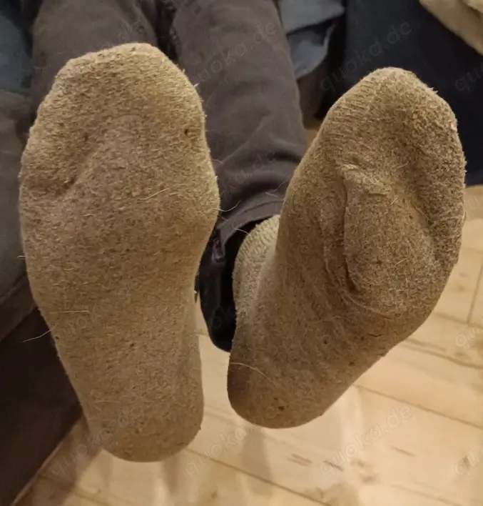 Getragene Socken von meinen Mann 