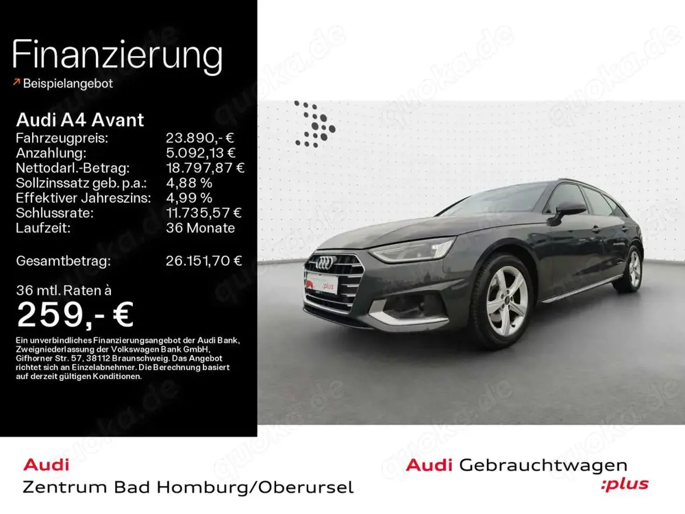 Audi A4 Advanced 35 TDI*Einparkhilfe*AHK*Rückfa