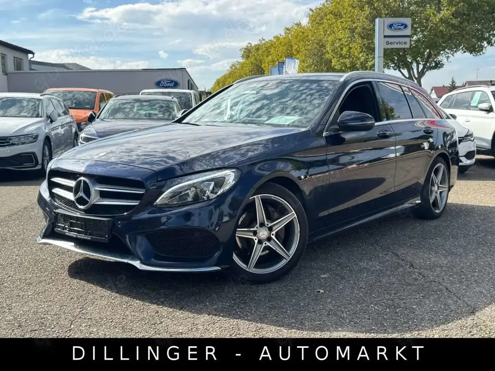 Mercedes-Benz C 220 d Automatik AMG LINE LED Nav Temp AHK Leder