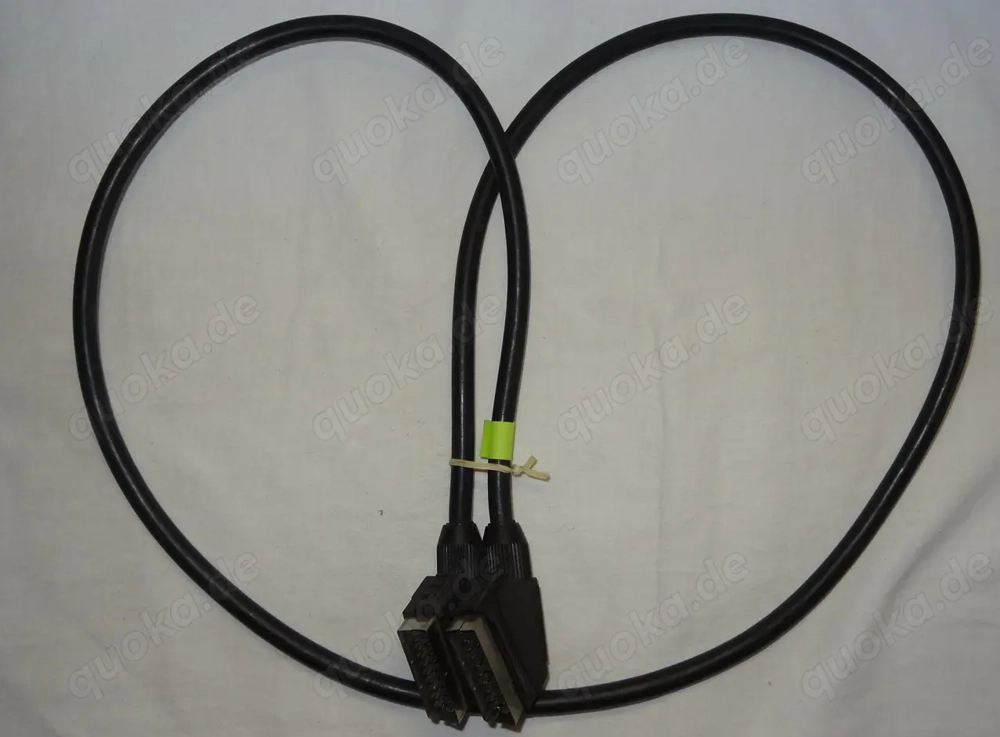 D6| Scartkabel Videokabel AV Scart 21 Pin L 140 150  10 gebraucht volle Funktion  