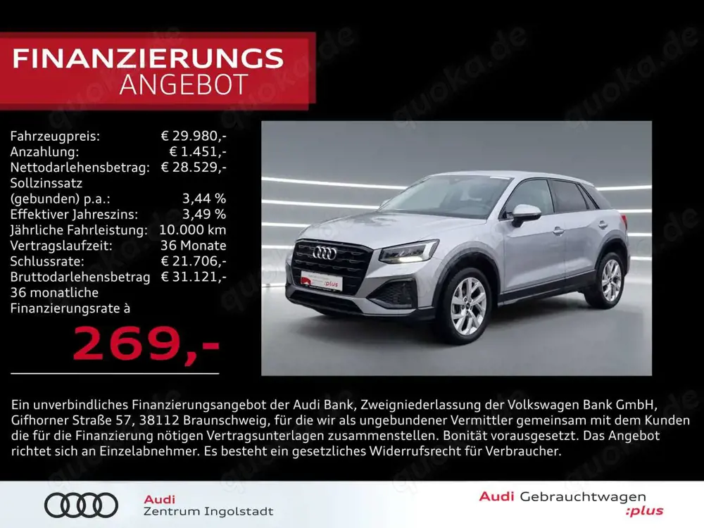 Audi Q2 35 TFSI NAVI+ AHK ACC KAM. OPT. SCHW. Advanced