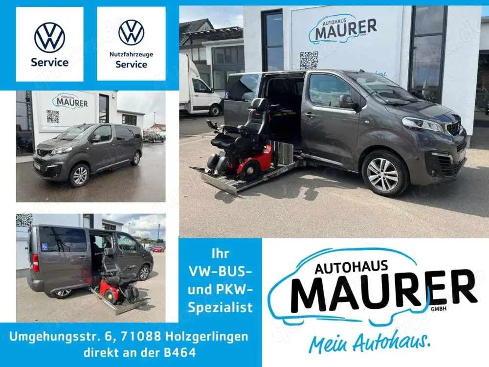 Peugeot Traveller 2,0 HDI Parvan E-Rollstuhl Kassettenlift