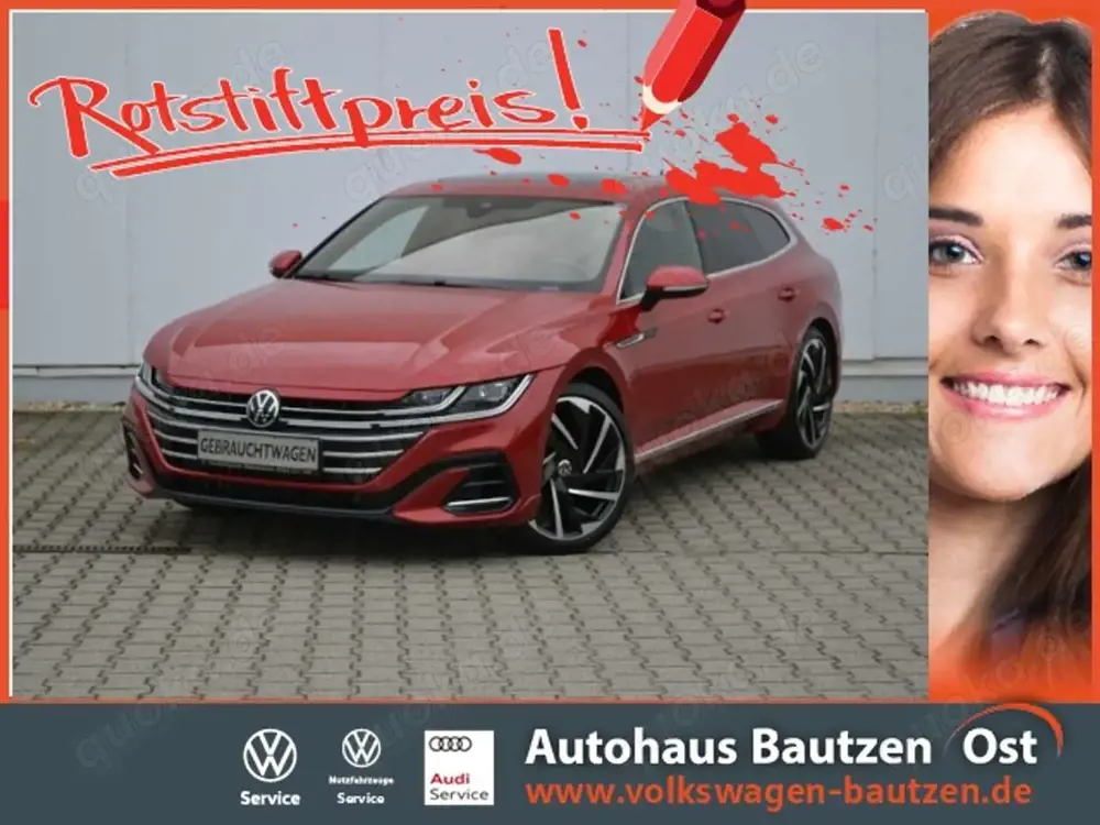 Volkswagen Arteon SB 2.0 TSI DSG R-Line UPE: 70.018 €/AHK/20-ZOLL/D