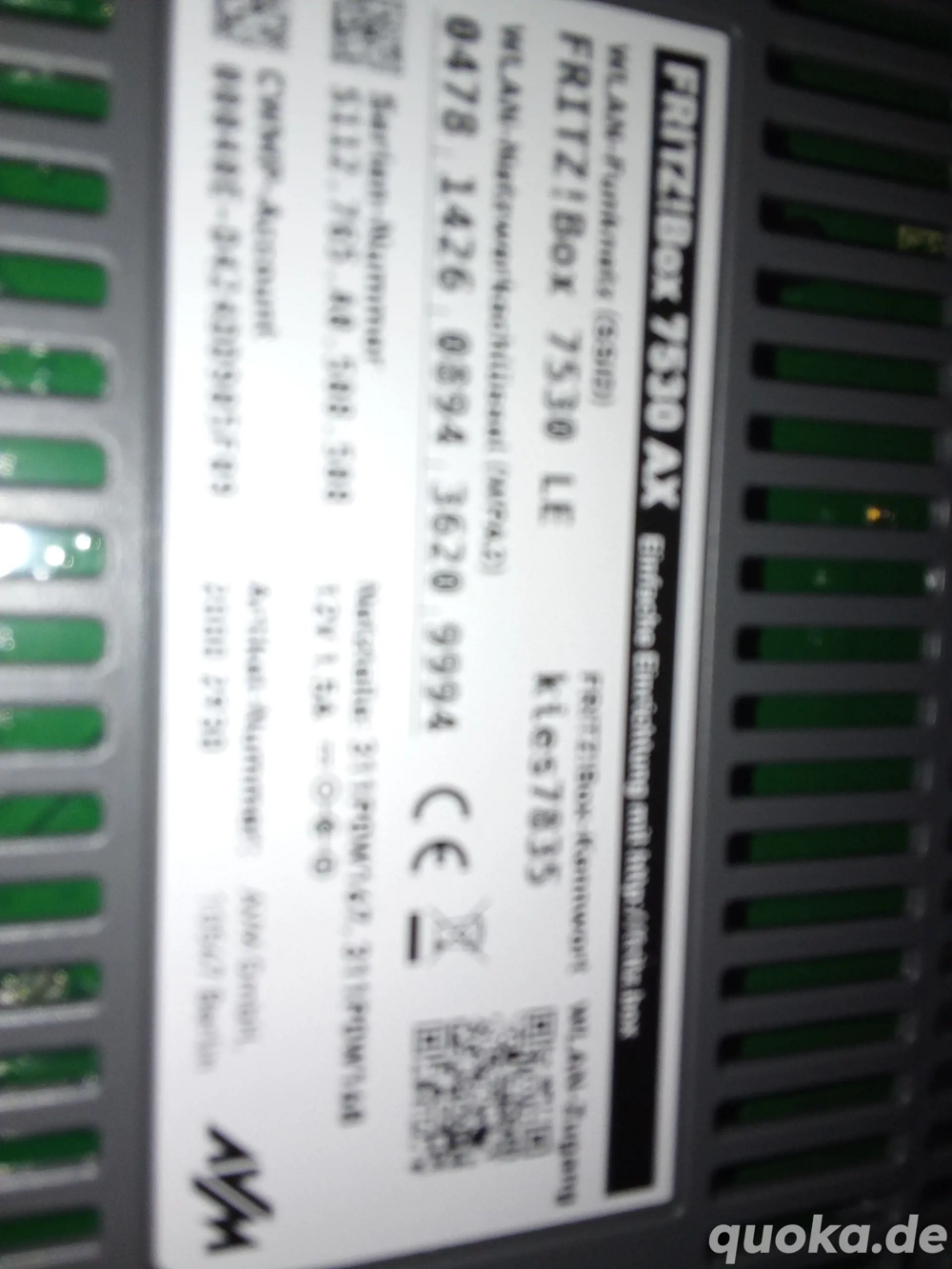 verkaufe Fritz Box 5738 AX verkaufe Fritz Box 5738 AX