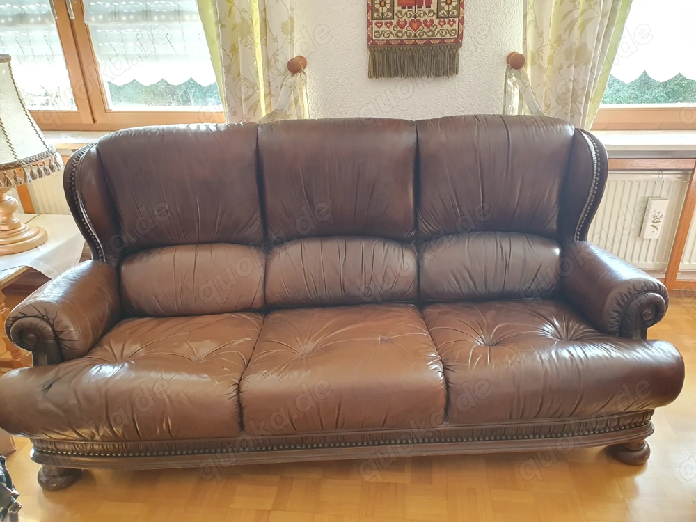 Ledersofa 3-Sitzer