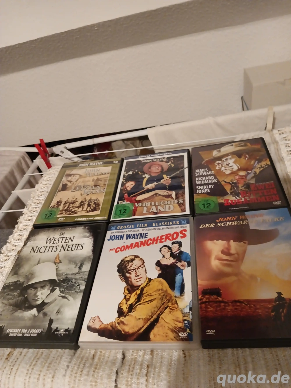 6 DVDs von John Wayne 