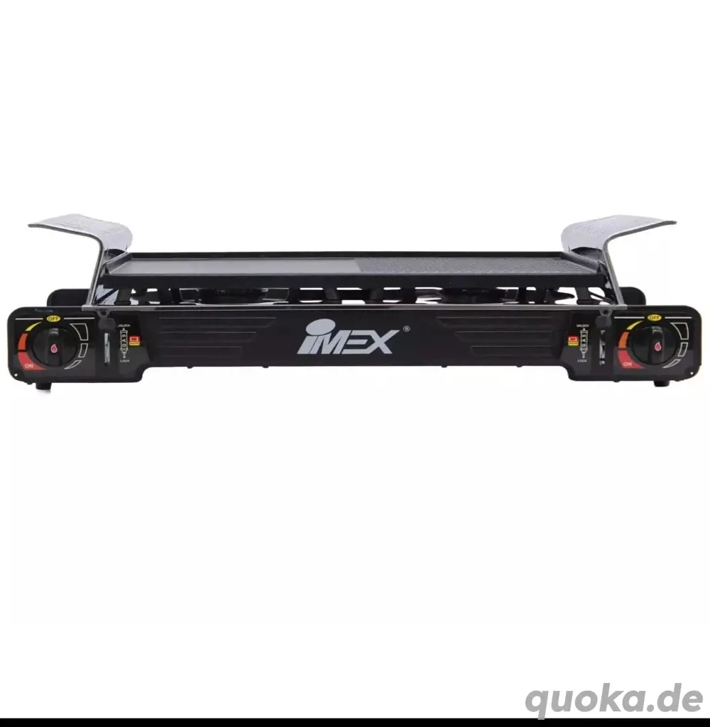 kamping gaskocher grill mit doppel seitig