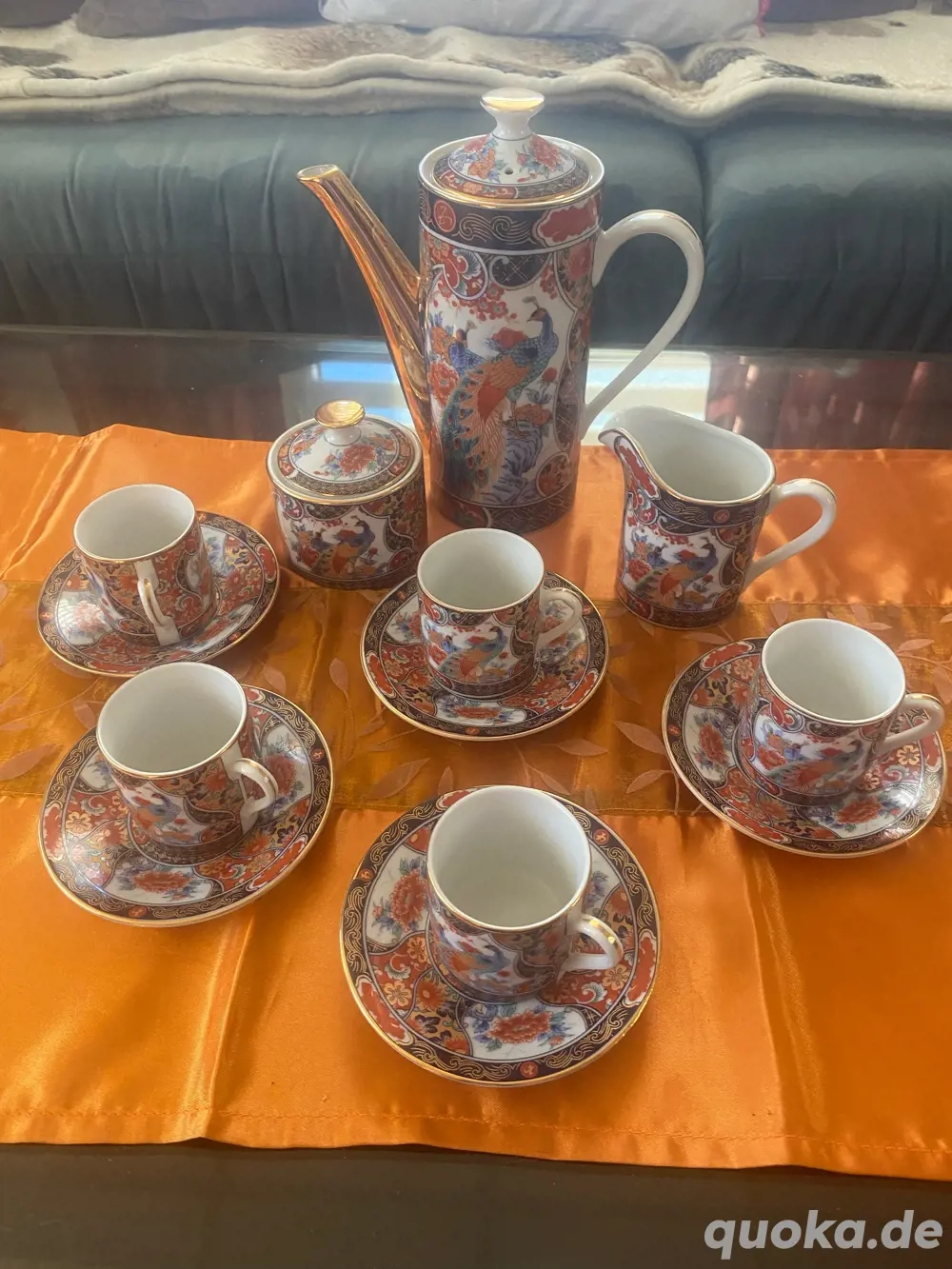 Japanisches Imari-Porzellan-Teeservice