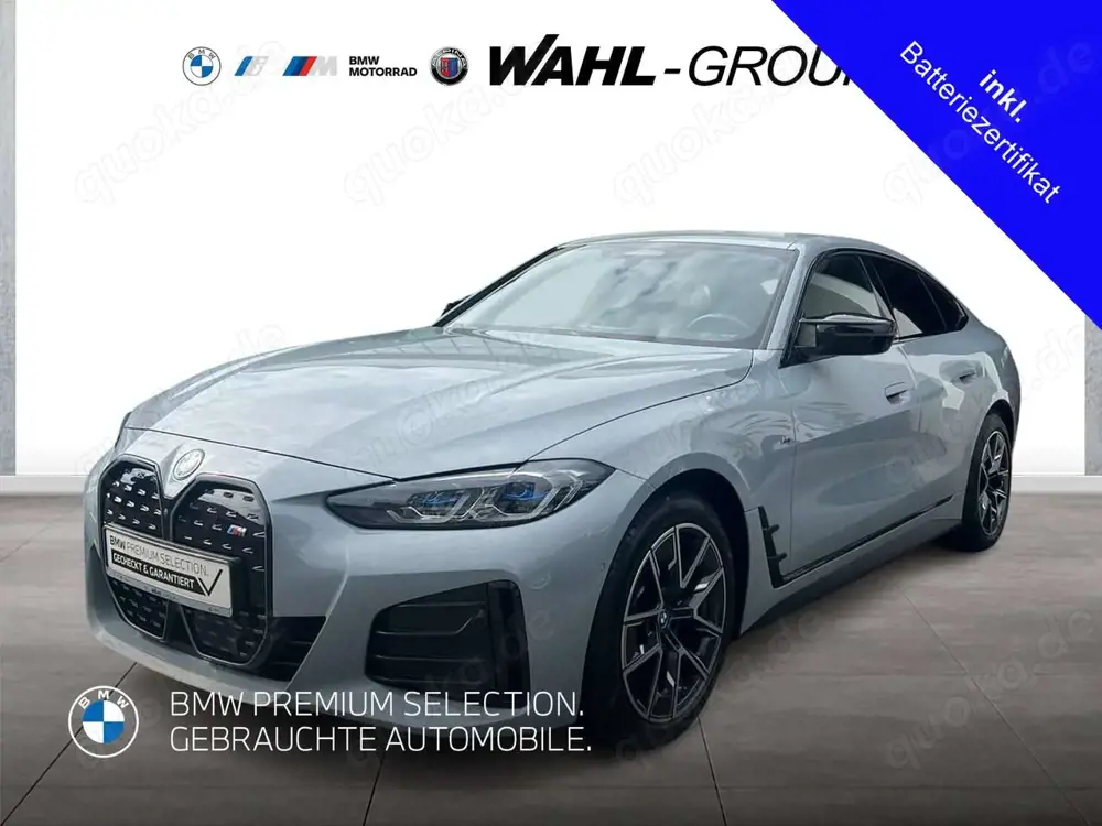 BMW i4 M50 Gran Coupé 98% Akku M Sport HeadUp Laser Harma