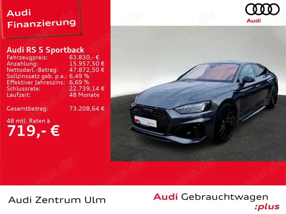 Audi RS5 RS5 Sportback 2.9 TFSI qu 20 BO CARBON RS-AGA