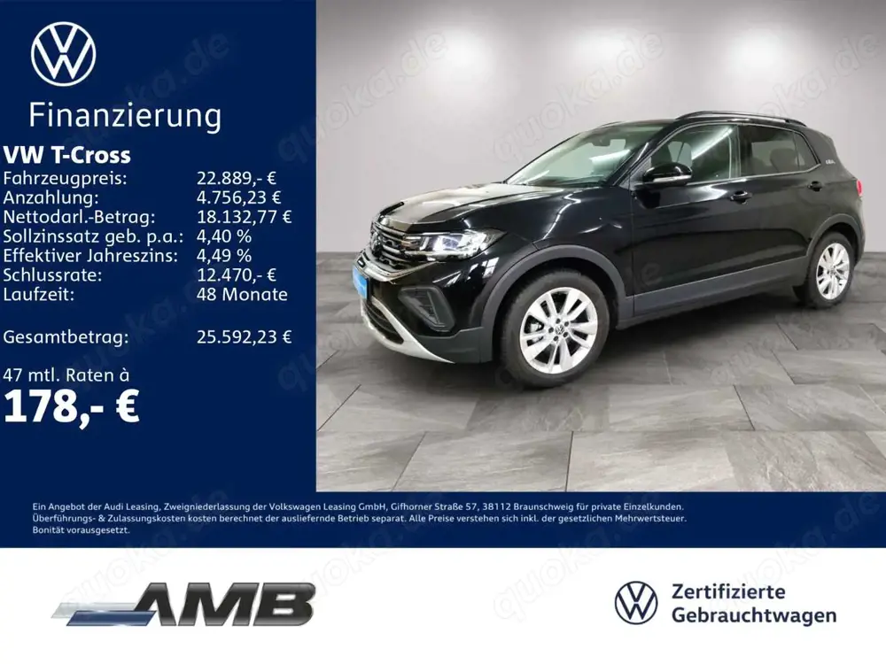 Volkswagen T-Cross Goal 1.0 TSI LED/Travel/Beats/01.30Garan Volkswagen T-Cross Goal 1.0 TSI LED/Travel/Beats/01.30Garan