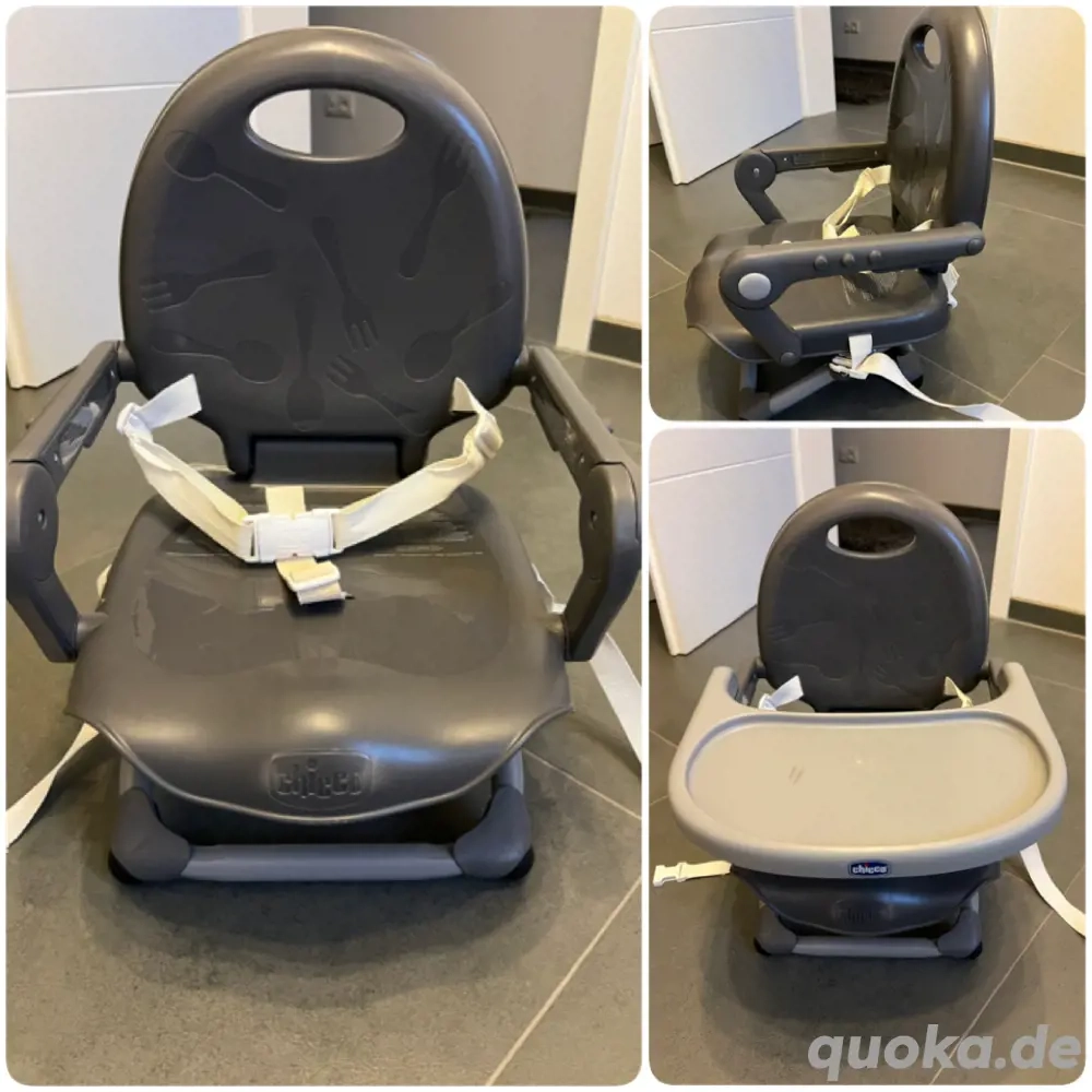 Sitzerhöhung Pocket Snack Dark Grey von chicco