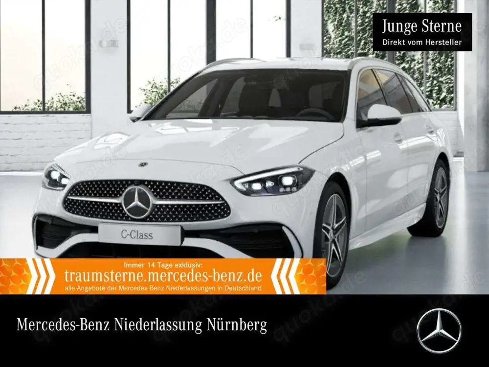 Mercedes-Benz C 180 T AMG+360+BURMESTER+KEYLESS+9G
